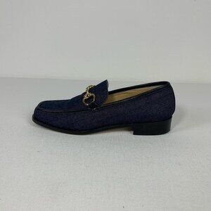 Gucci Women's Blue and Navy Loafers